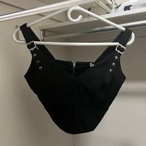 V Neck Crop Top - From SIRENS